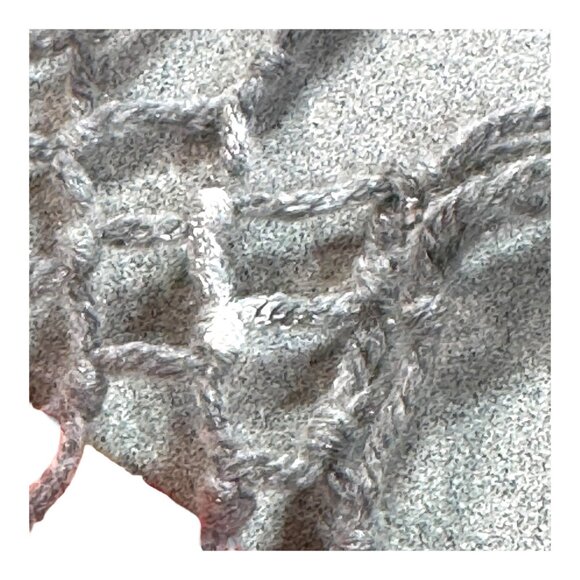 Fleece Southwest Scarf Vibrant Red Multicolor Geometric Aztec Design Fringe READ - Picture 6 of 8